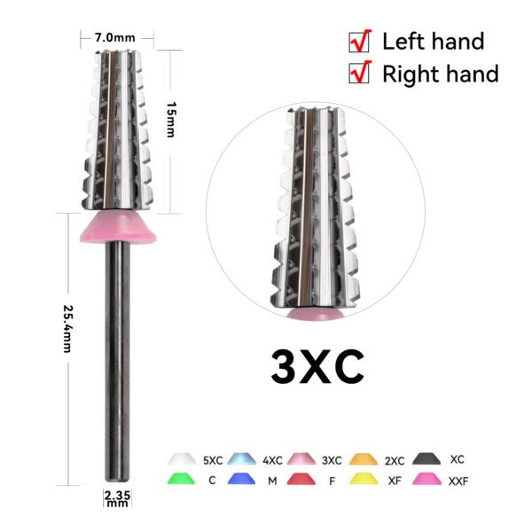 7.0mm 5-in-1 straight groove gear - 图片 3