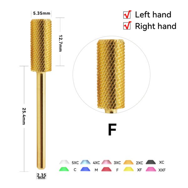 5.35mm straight flat head cross teeth (chamfered) - 图片 10