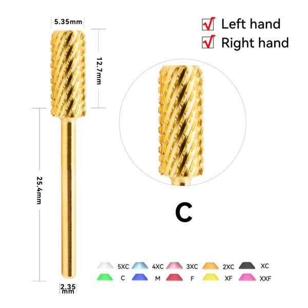 5.35mm straight flat head cross teeth (chamfered) - 图片 8