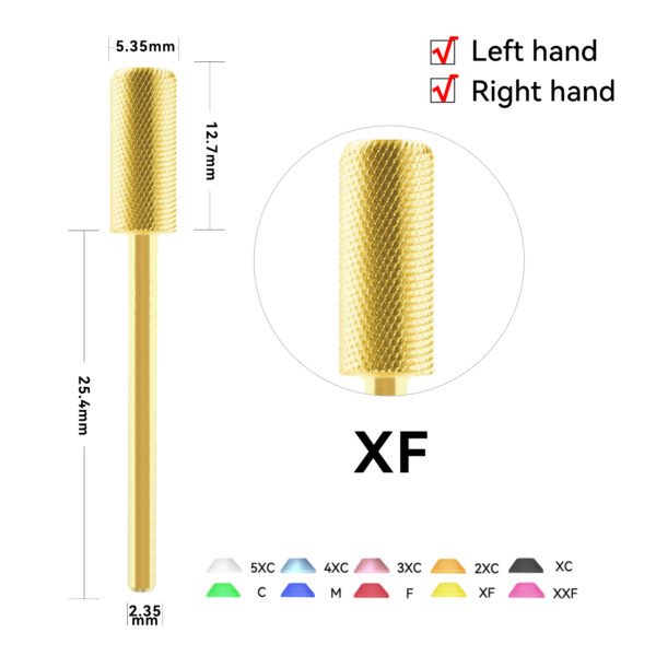 5.35mm straight flat head cross teeth (chamfered) - 图片 11