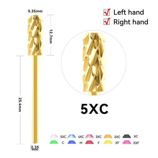 5.35mm straight flat head cross teeth (chamfered) - 图片 3