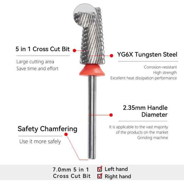 7.0mm 5-in-1 cross gear - 图片 2