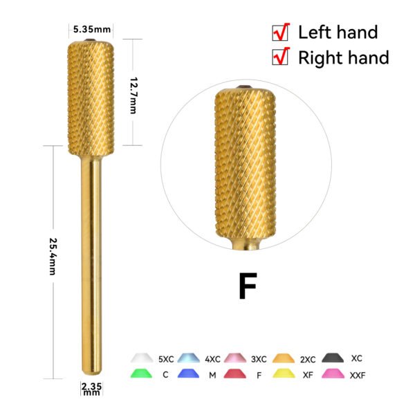 5.35mm straight barrel flat head cross teeth with drill (rounded corners) - 图片 9