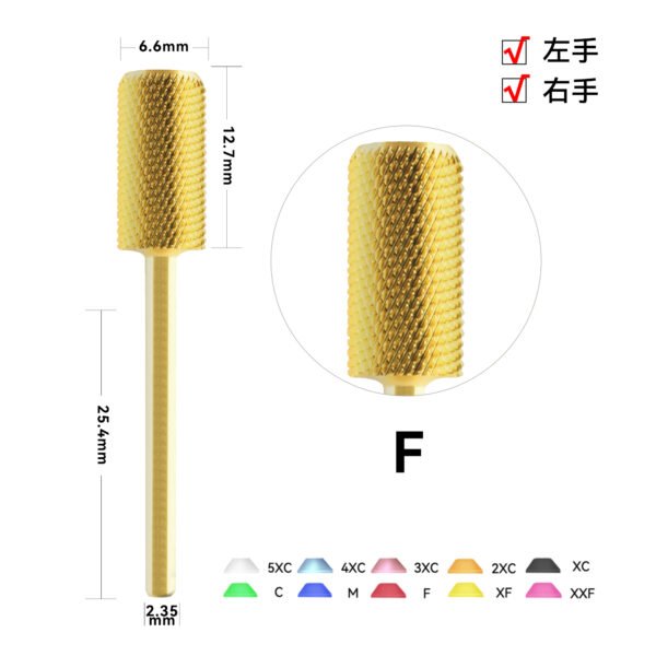 6.6mm straight flat head (chamfered) - 图片 10