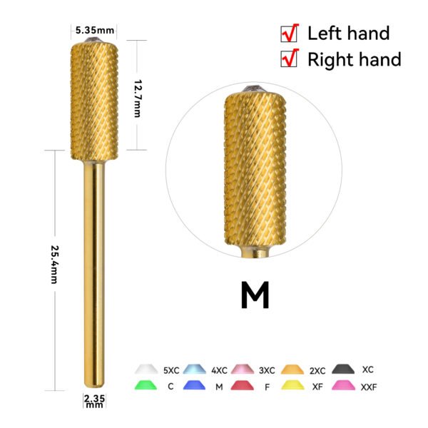 5.35mm straight barrel flat head cross teeth with drill (rounded corners) - 图片 8