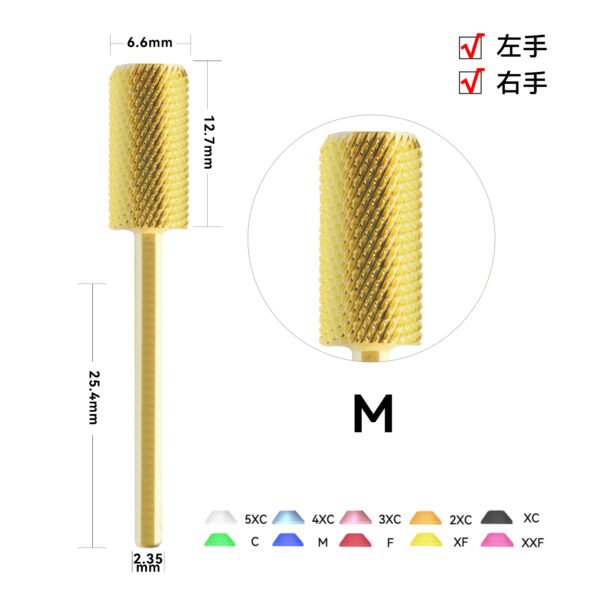 6.6mm straight flat head (chamfered) - 图片 9
