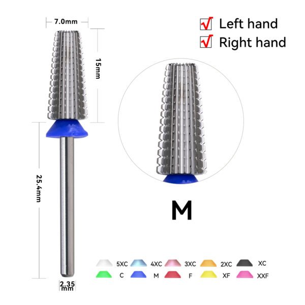 7.0mm 5-in-1 straight groove gear - 图片 7