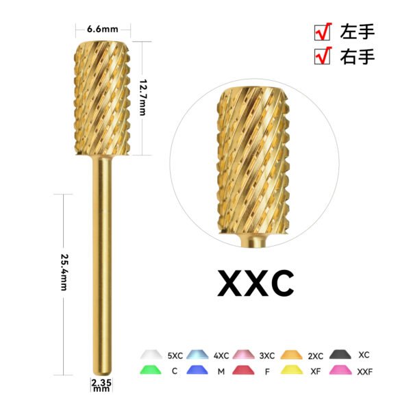 6.6mm straight flat head (chamfered) - 图片 6