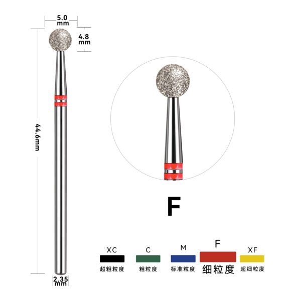 New Diamond Two-color Globe Head - 图片 3