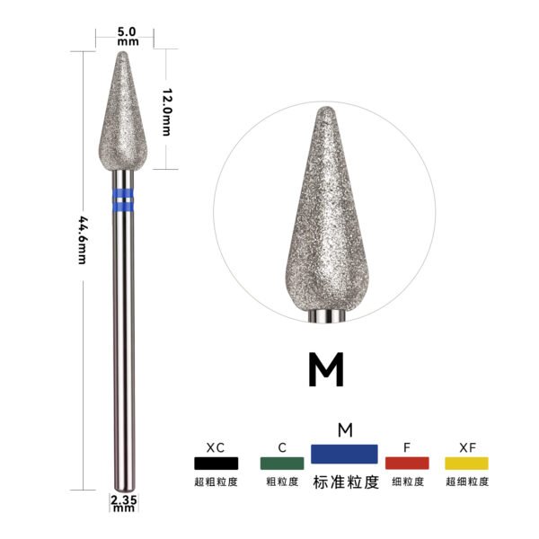 New Diamond Dual Color Cone Head - 图片 3