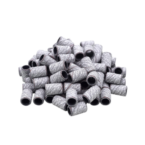 White stripes nail sanding band