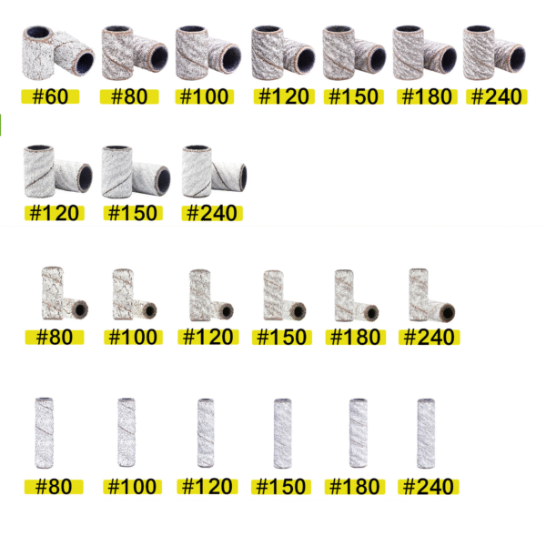 White stripes nail sanding band - 图片 2